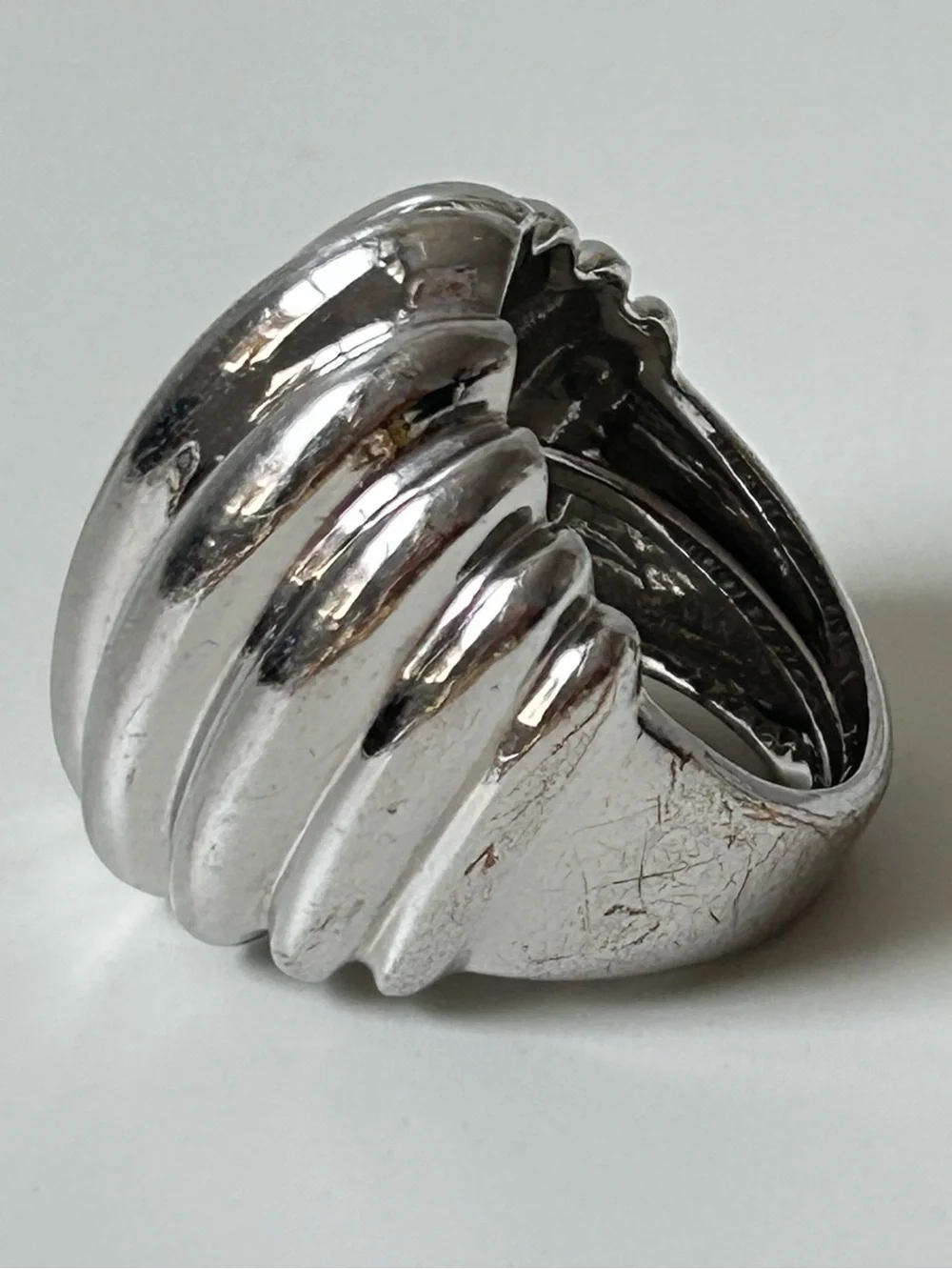 Gold & Silver Costume 2pc Ring Set